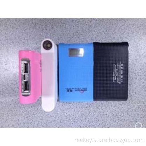 High-capacity 15,000mAh Power Bank with Dual USB, and LCD Show Battery Status and Charging Process